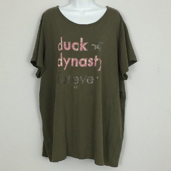 A&E Tops - Duck Dynasty Forever Womens 5X Short Sleeve Tshirt